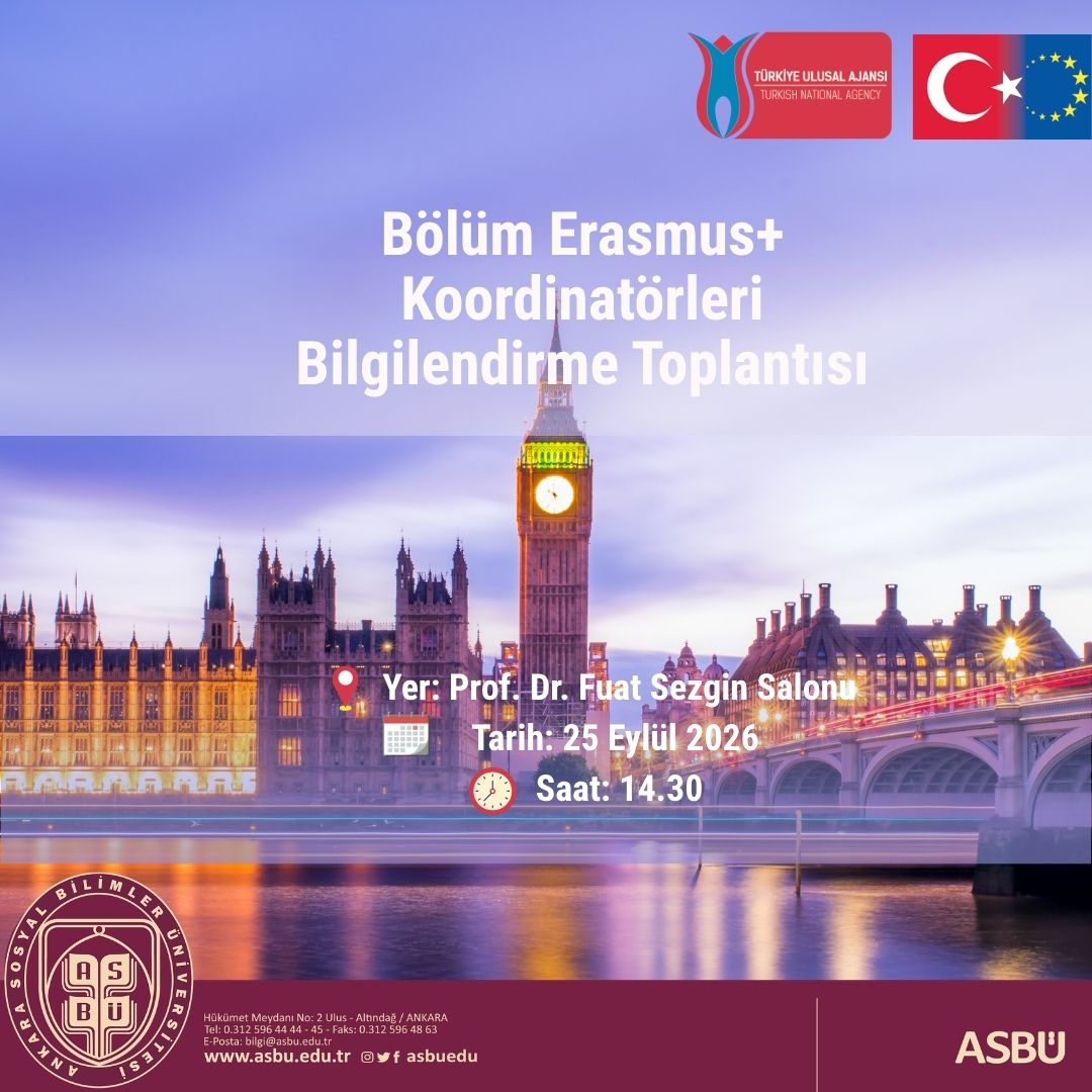 erasmus koordinatörleri bilgilendirme toplantısı 